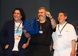 Premio ganador de 2013 del concurso nacional de parrilla San Sebastián Gastronimika